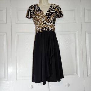 Black and Brown Women's Dress